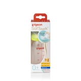 Pigeon Wide Neck Glass Bottle with SofTouch Peristaltic Plus Teat - 160ml image 0