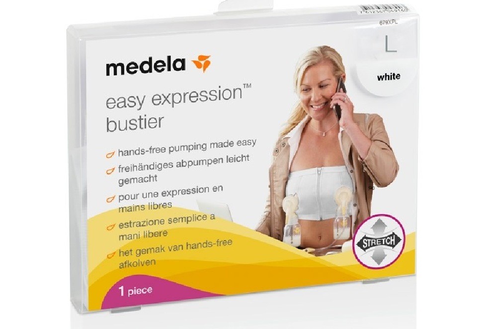 Medela Easy Expression Bustier White Large Breast Pump Accessories