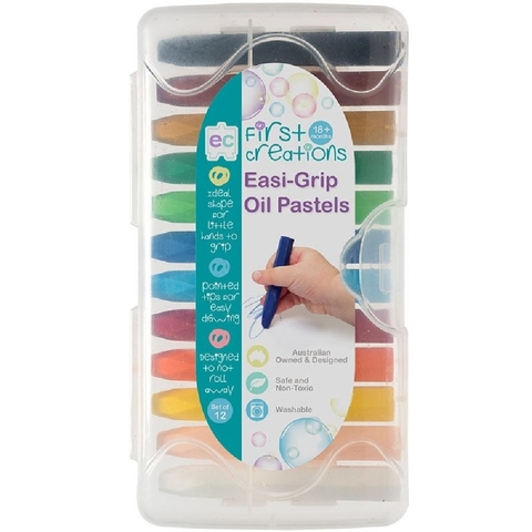 First Creations Easi-Grip Oil Pastels Set Of 12 image 0 Large Image