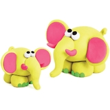 First Creations Easi-Soft Fluoro Dough Set Of 4 image 1