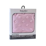 Bubba Blue Essentials Sherpa Change Pad Cover Pink image 0