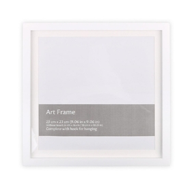 The Peanut Shell Wall Frame (Frame Only) White