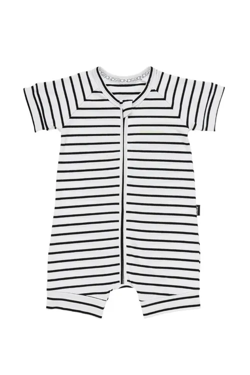 Bonds Zip Romper Wondersuit Navy Stripe Baby Bunting NZ