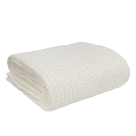 Living Textiles Organic Cell Blanket Bassinet/Cradle Natural