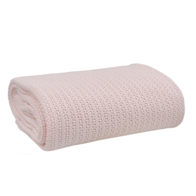 Living Textiles Organic Cell Blanket Bassinet/Cradle Pink