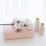 Living Textiles Organic Cell Blanket Bassinet/Cradle Pink image 2