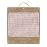 Living Textiles Organic Cell Blanket Bassinet/Cradle Pink image 3