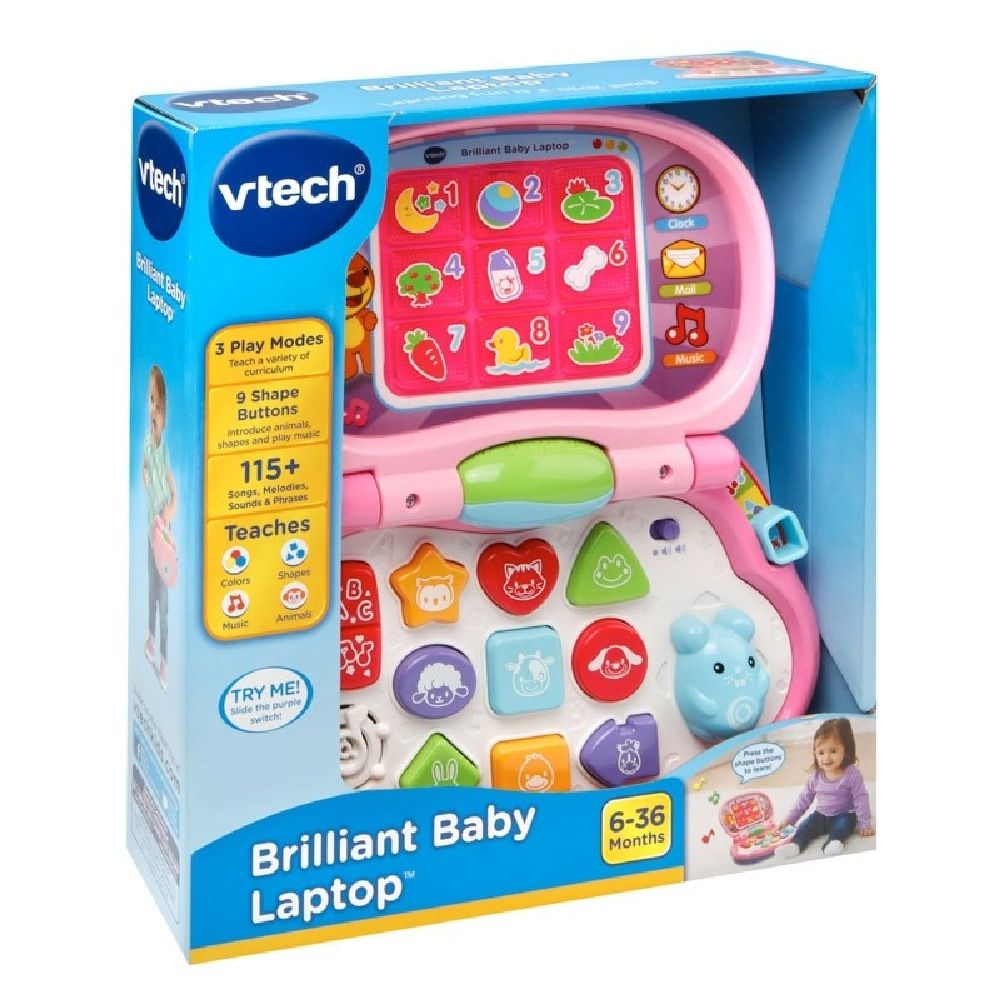 VTech My Laptop Pink - VTech Toys Australia