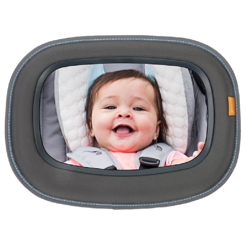 Brica Baby In Sight Soft-Touch Auto Mirror - Grey image 0 Large Image
