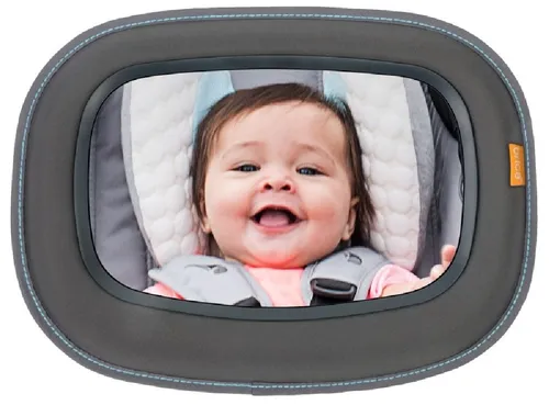 Munchkin Brica Baby In Sight Soft-Touch Auto Mirror Grey Baby