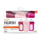Boon Nursh Bottle 236ml Pink 3 Pack image 2