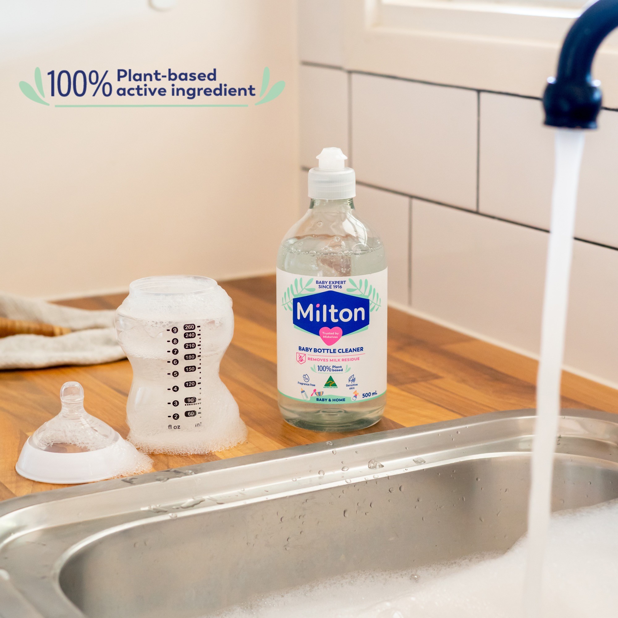 Milton Baby Bottle Cleaner 500ml Baby Bunting AU