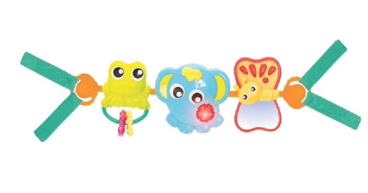 Playgro Travel Trio Musical Pram Tie Baby Bunting AU