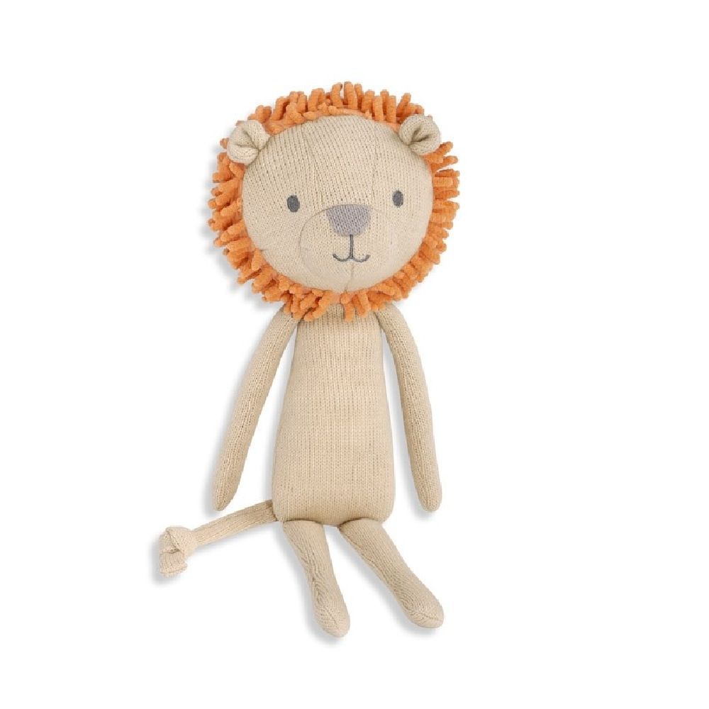 peanut shell leon the lion knit plush