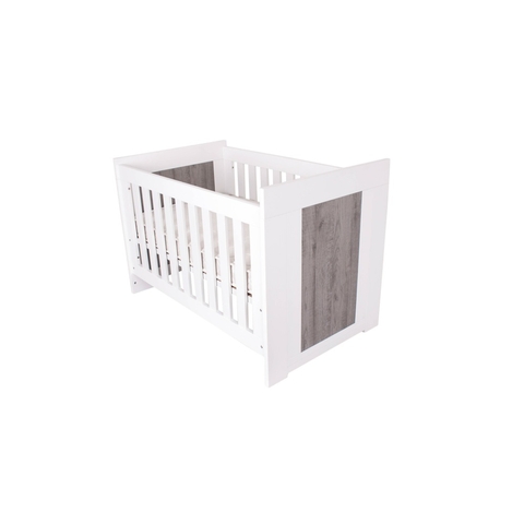 Love N Care Lucca Cot Bed White / Ash image 0 Large Image