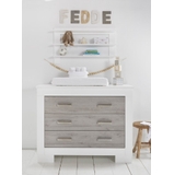 Love N Care Lucca Drawer Chest - White / Ash image 1