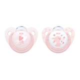 NUK Soother - Baby Rose - 0-6 Months - 2 Pack image 0