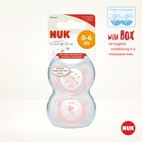 NUK Soother - Baby Rose - 0-6 Months - 2 Pack image 2