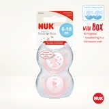NUK Soother - Baby Rose - 6-18 Months - 2 Pack image 2