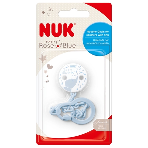 NUK Soother Chain - Baby Blue image 0 Large Image