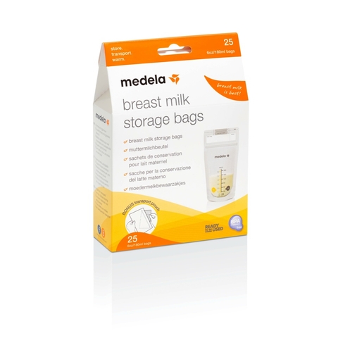 Medela Breastmilk Storage Bags 25 Pack image 0 Large Image