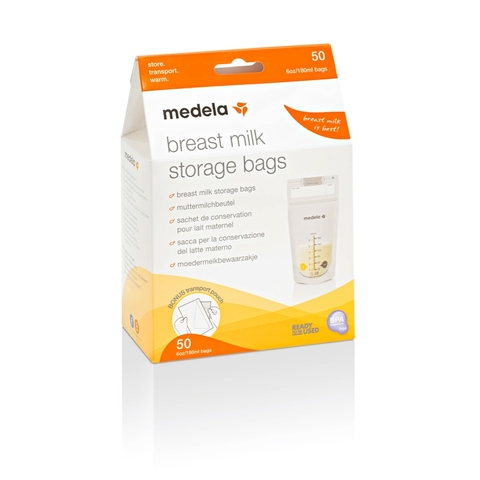 Medela Breastmilk Storage Bags 50 Pack image 0 Large Image