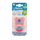 Dr Browns Soother Prevent Contoured Stage 1 0-6Mth+ Pink image 0