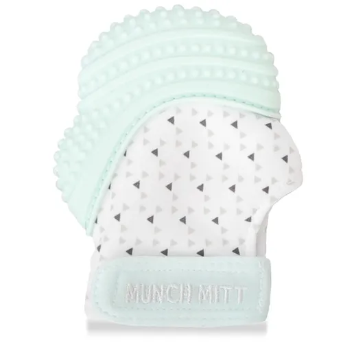 Malarkey Munch Mitt Teething Mitten Green Baby Bunting NZ - Main Image