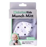 Malarkey Munch Mitt Teething Mitten Grey Stars image 3