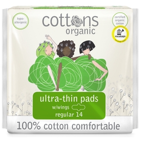 Cottons Ultra Thin Pads Regular 14 Pack