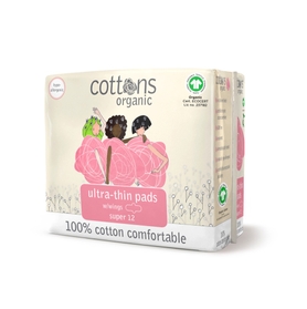 Cottons Ultra Thin Pads Super 12 Pack