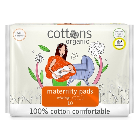 Cottons Maternity Pads 10 Pack image 0 Large Image
