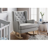 4Baby Elle Rocking Chair - Grey image 4