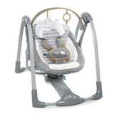 Ingenuity Boutique Collection Swing N Go Portable Swing Bella Teddy image 1