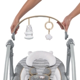 Ingenuity Boutique Collection Swing N Go Portable Swing Bella Teddy image 3