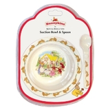 Bunnykins Suction Bowl & Spoon Set Playing Design Red image 0