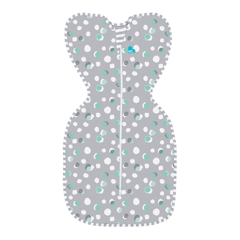 Love To Dream Swaddle Up Original 1.0 Tog Polkadots Grey Small image 0 Large Image