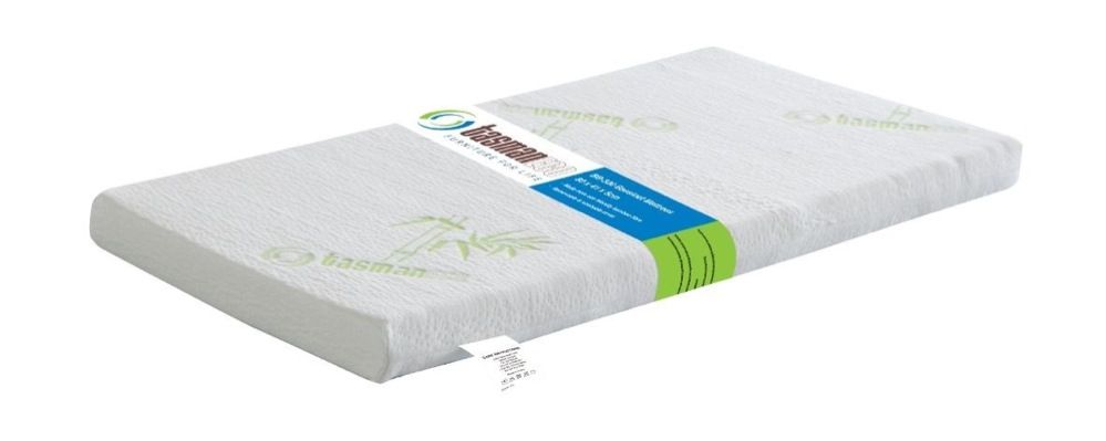 tasman eco bassinet mattress size