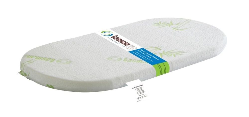 Tasman eco bassinet store mattress size