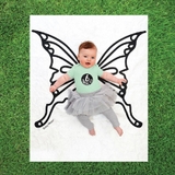 Baby Made Baby Milestone Backdrop Butterfly Scene image 3