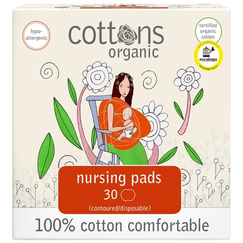 Cottons Breast Pads Disposable 30 Pack image 0 Large Image