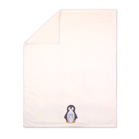 4Baby Fleece Blanket Penguin Applique image 0 Large Image