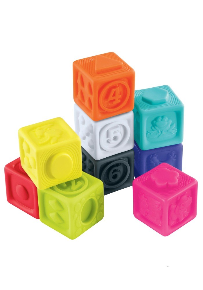 ELC Squeeze &amp; Play Blocks 9 Pack Baby Bunting