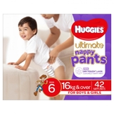 Huggies Ultimate Nappy Pant Junior Size 6/16+kg Jumbo 42 Pack image 1