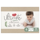 Huggies Ultimate Nappies Jumbo Toddler Size 4/10-15kg 58 Pack image 2