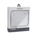 Bubba Blue Polka Dots Hooded Towel Grey image 0