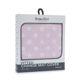 Bubba Blue Polka Dots Change Pad Cover Pink image 0