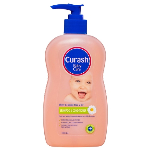 Curash Baby Shampoo & Conditioner 400ml image 0 Large Image