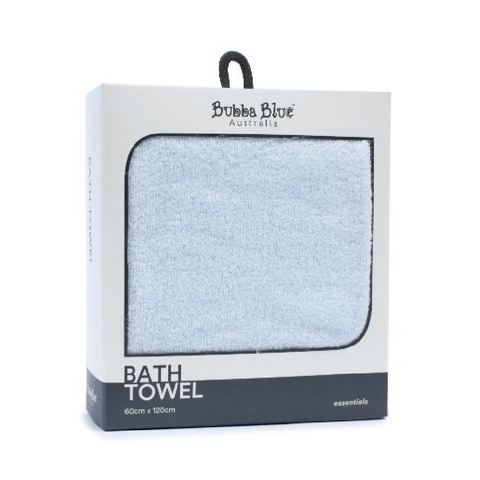 Bubba Blue Essentials Bath Towel Blue (Online Only) image 0 Large Image