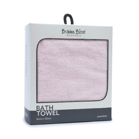 Bubba Blue Essentials Bath Towel Pink image 0 Large Image